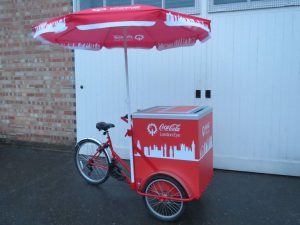 Chilled vending trike