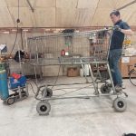 big shopping trolley ride on