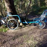 wheelchair bike trailer