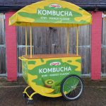 Curved promo cart hire